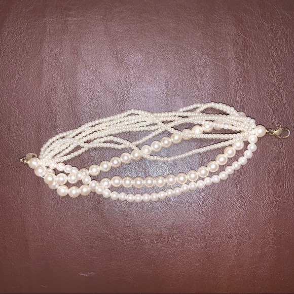 Vintage faux pearl bracelet - Picture 3 of 3